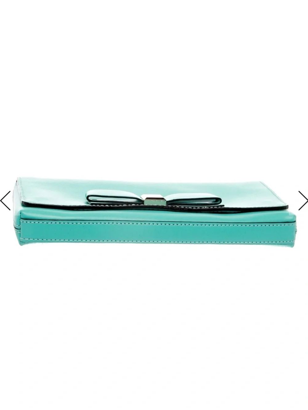 Kate Spade Montford Park Smooth Leather Keira Clutch, Giverny Blue